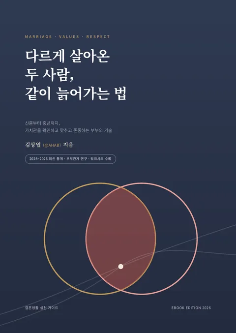 다르게 살아온 두 사람 같이 늙어가는 법