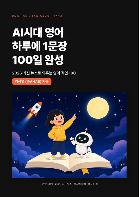 AI시대 영어 하루에 1문장 100일 완성